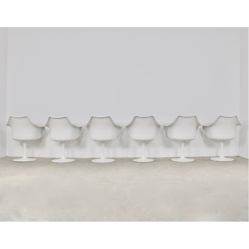 Set 6 vintage Eero Saarinen Armchair for Knoll International 1960s