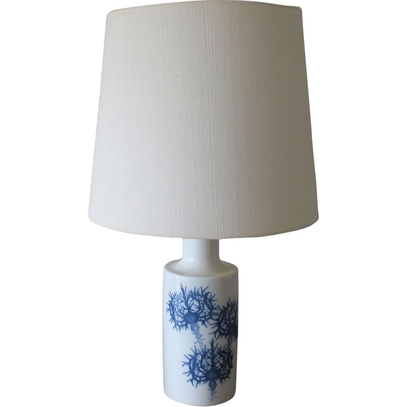 Vintage Royal Copenhagen Table Lamp by Fog & Morup 1960s