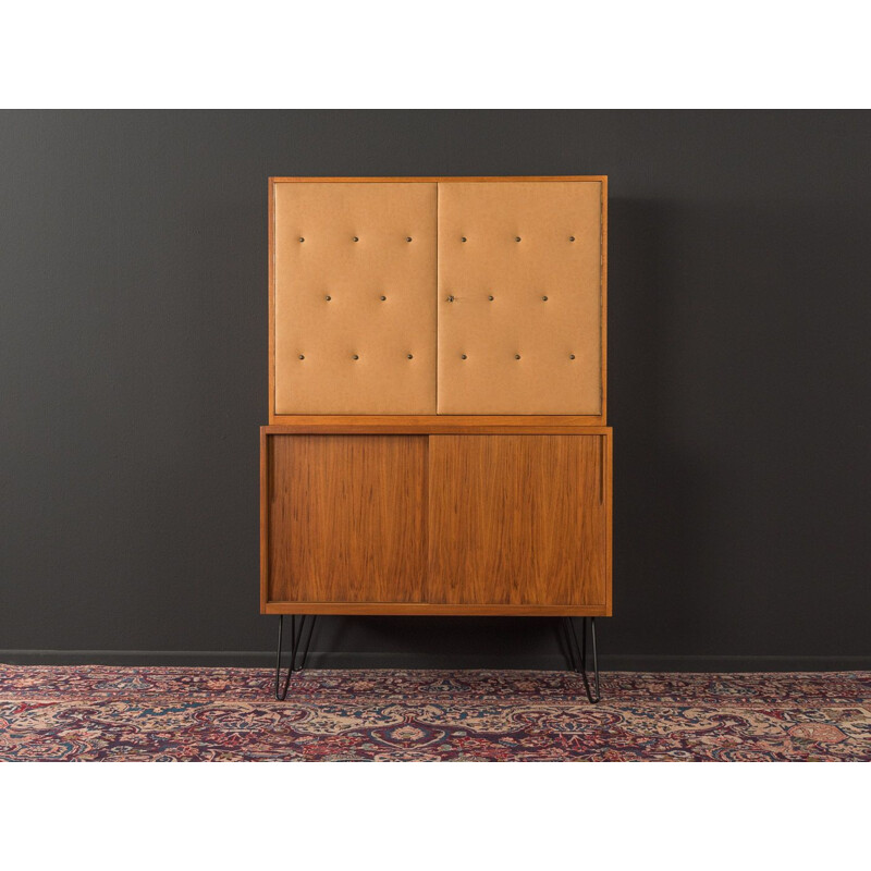 Vintage walnut Bar Cabinet, Germany 1950s