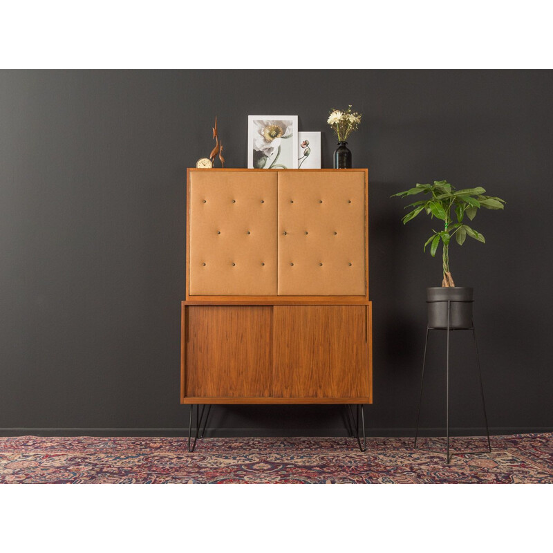 Vintage walnut Bar Cabinet, Germany 1950s