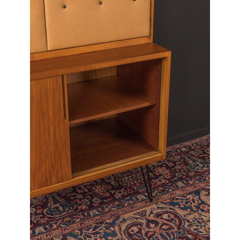 Vintage walnut Bar Cabinet, Germany 1950s