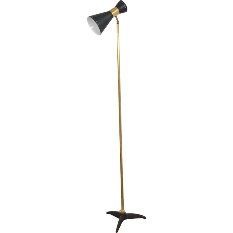 Vintage diabolo floor lamp 1960s