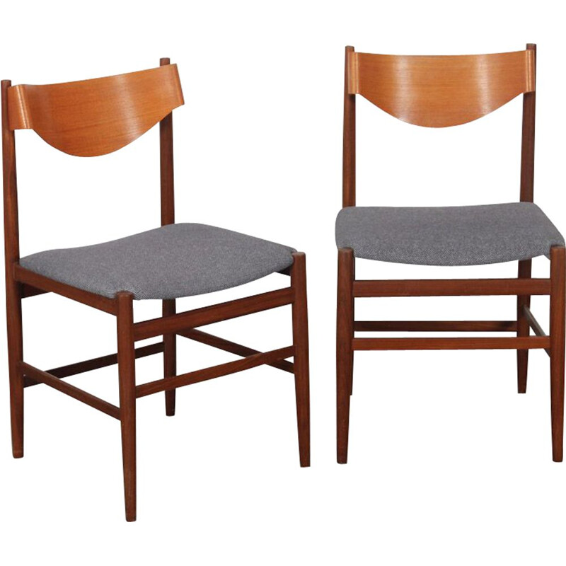 Pair of vintage chairs by Gianfranco Frattini for Cassina, Italy 1960s