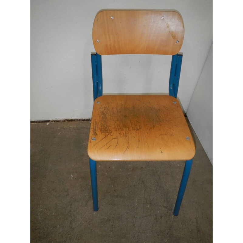 Vintage single school chair