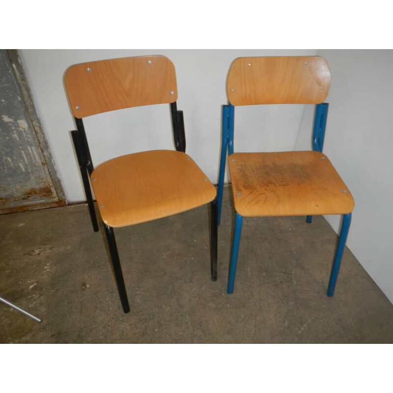 Vintage single school chair