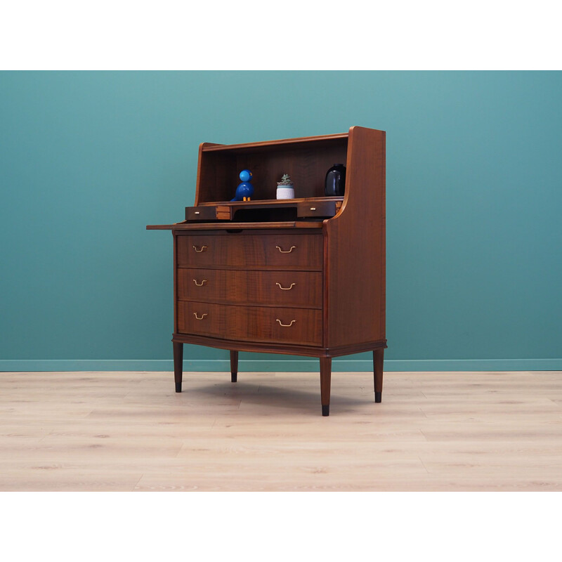 Vintage walnut secretary, Denmark 1960