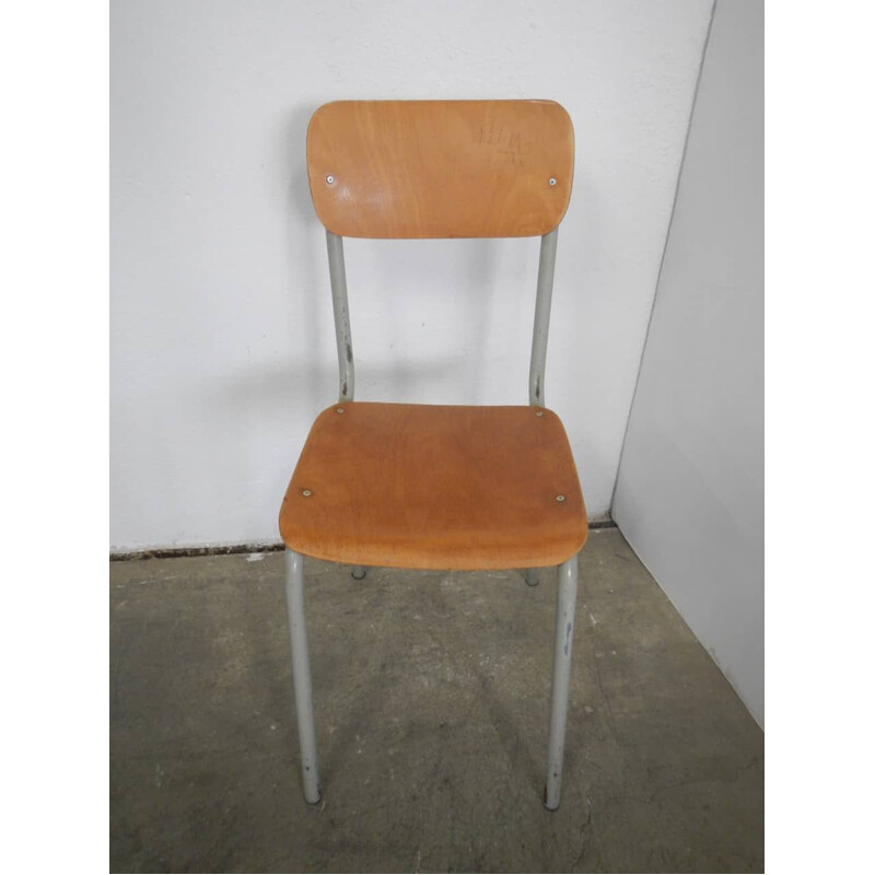 Vintage single school chair