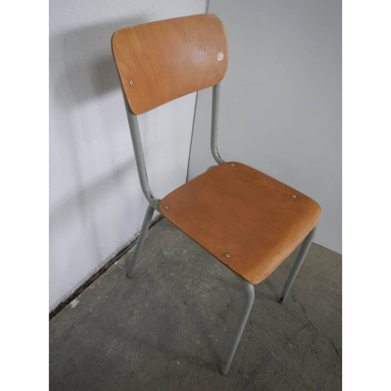 Vintage single school chair