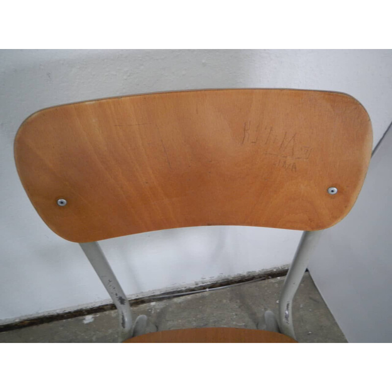 Vintage single school chair