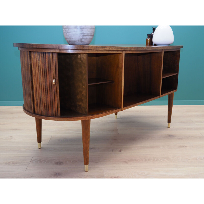 Bureau vintage en noyer, Danemark 1960