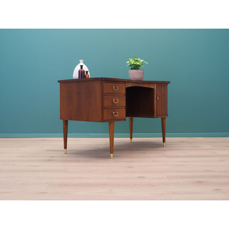 Vintage Walnut desk, Denmark 1960s