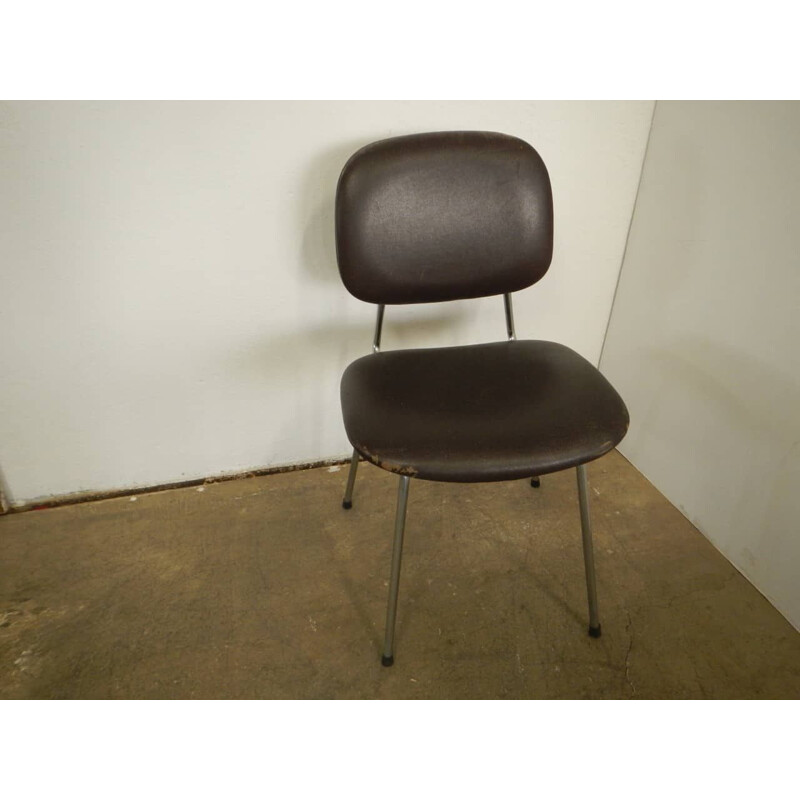 Vintage iron structure desk chair