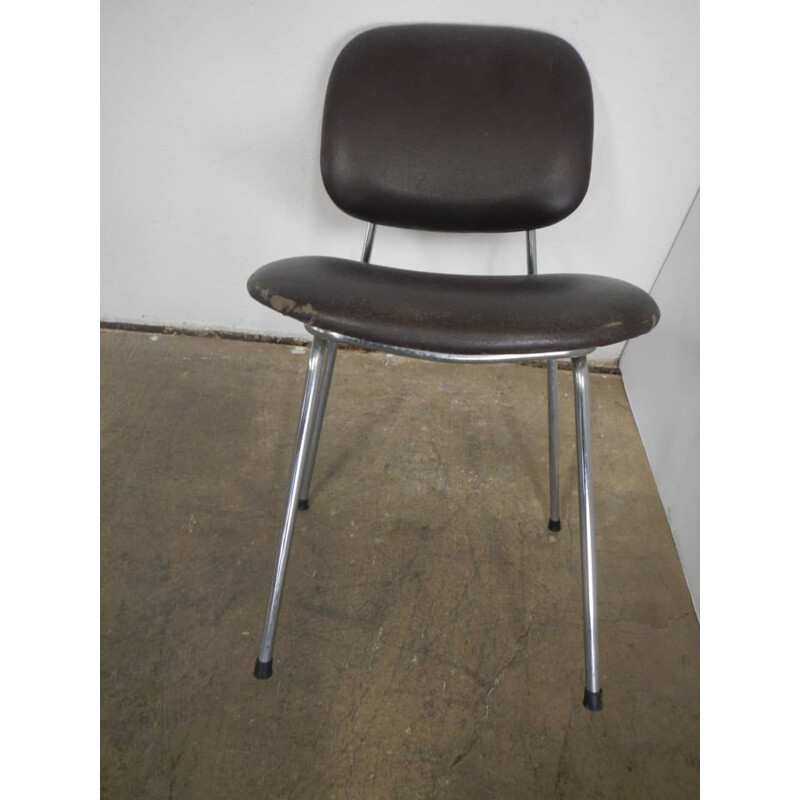 Vintage iron structure desk chair