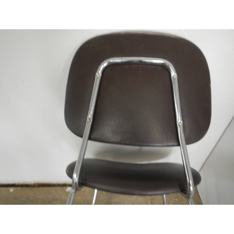 Cadeira de escritório Vintage com estrutura de ferro