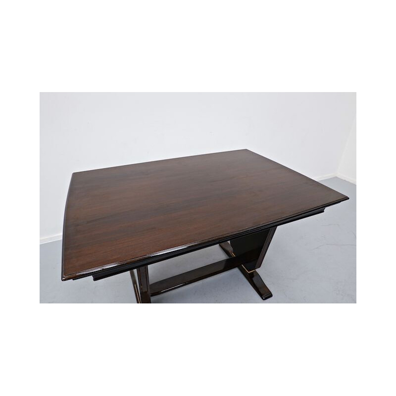 Vintage extendable dining table by Vittorio dassi 1950s