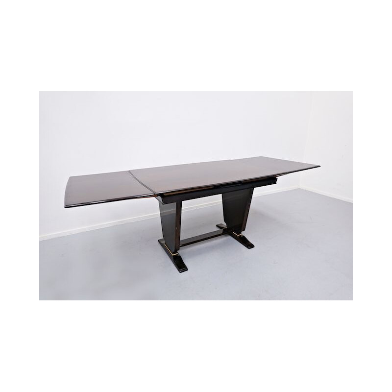 Vintage extendable dining table by Vittorio dassi 1950s
