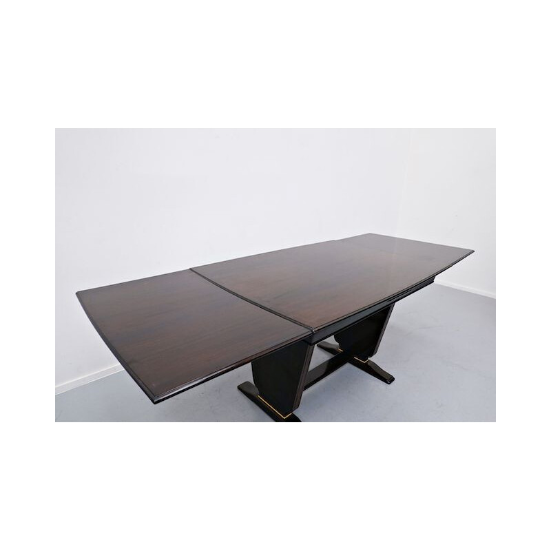 Vintage extendable dining table by Vittorio dassi 1950s