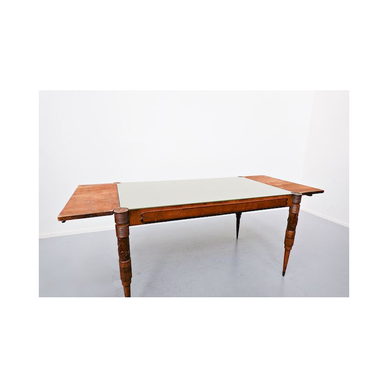 Mesa extensible vintage de pier luigi colli, italiano 1940