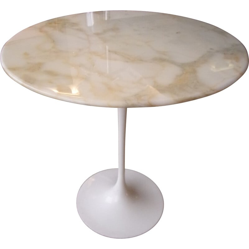 Knoll side table in Calacatta marble, Eero SAARINEN - 1970s