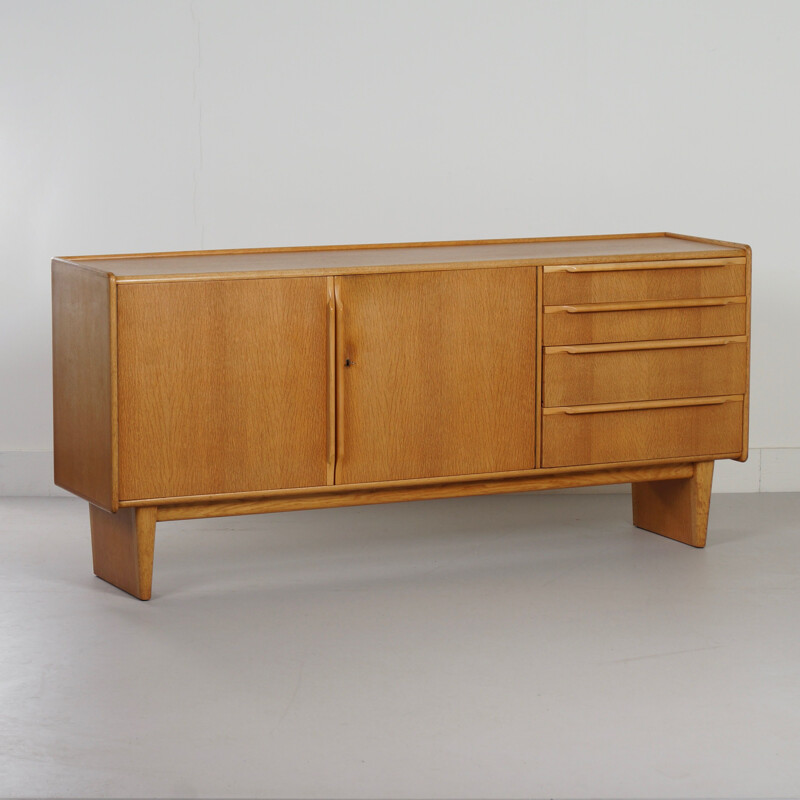 Vintage DE02 Sideboard from the Oak series by Cees Braakman for Pastoe 1950s