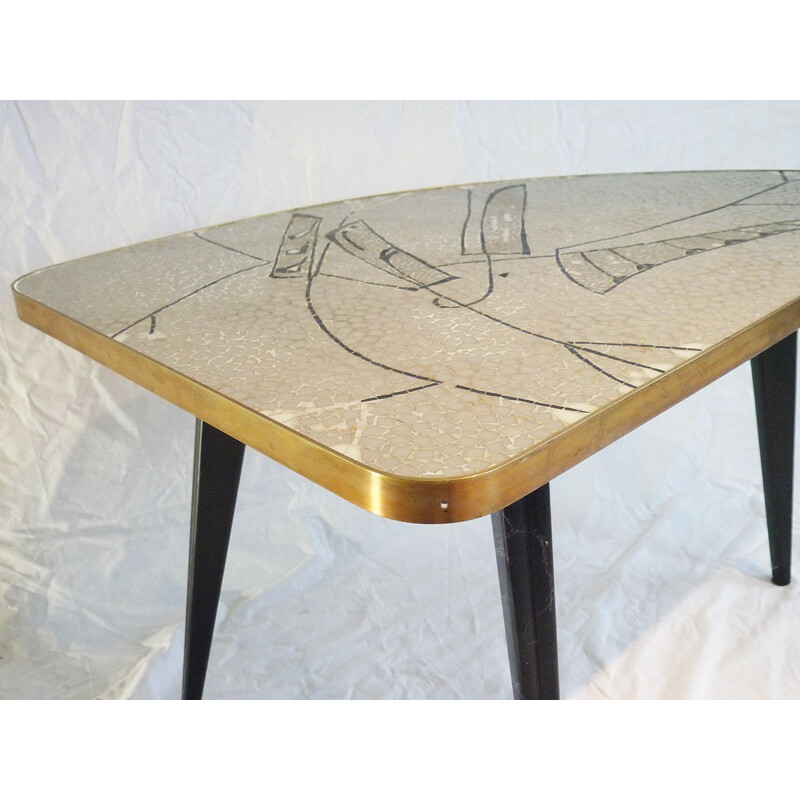 Vintage mosaic side table