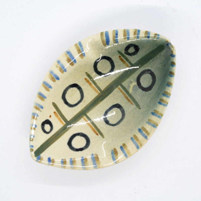 Vintage ceramic ashtray "tułowice" by Zaklady Porcelitu, 1960