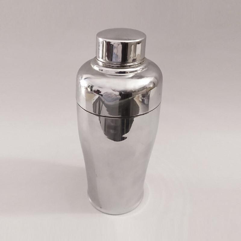 Vintage Alfra Cocktail Shaker by Carlo Alessi in Stainless Steel, Italy 1960s