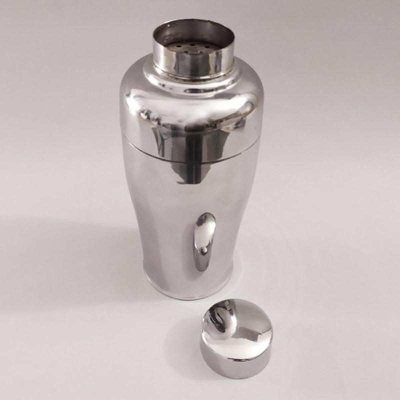 Vintage Alfra Cocktail Shaker by Carlo Alessi in Stainless Steel, Italy 1960s