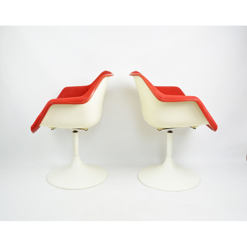 Pair of vintage R. Day armchairs for Overman, Sweden 1960