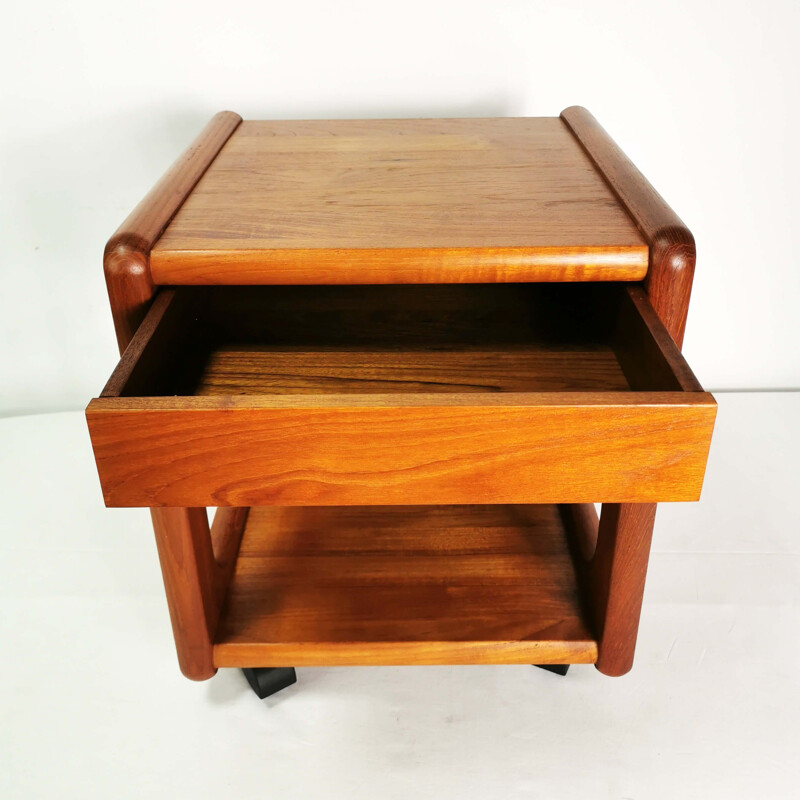 Vintage Modernist teak cabinet by Niels Bach, Denmark 1970s