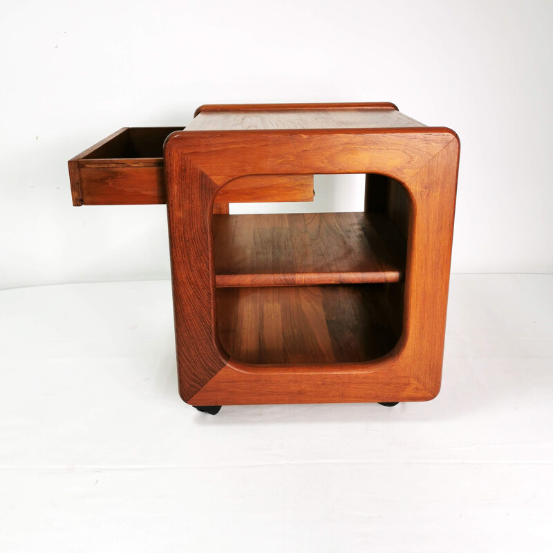 Vintage Modernist teak cabinet by Niels Bach, Denmark 1970s