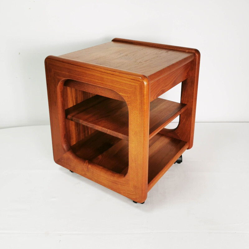 Vintage Modernist teak cabinet by Niels Bach, Denmark 1970s