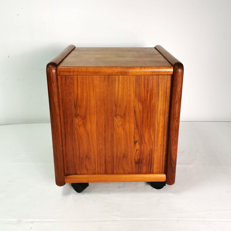 Vintage Modernist teak cabinet by Niels Bach, Denmark 1970s