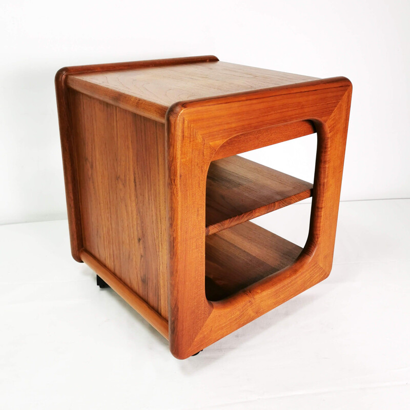 Vintage Modernist teak cabinet by Niels Bach, Denmark 1970s