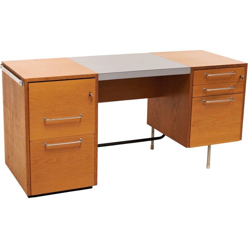 Vintage Velox oak desk