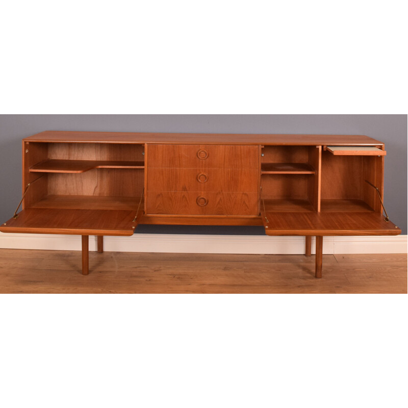 Vintage Teak Long Mcintosh Sideboard 1960s