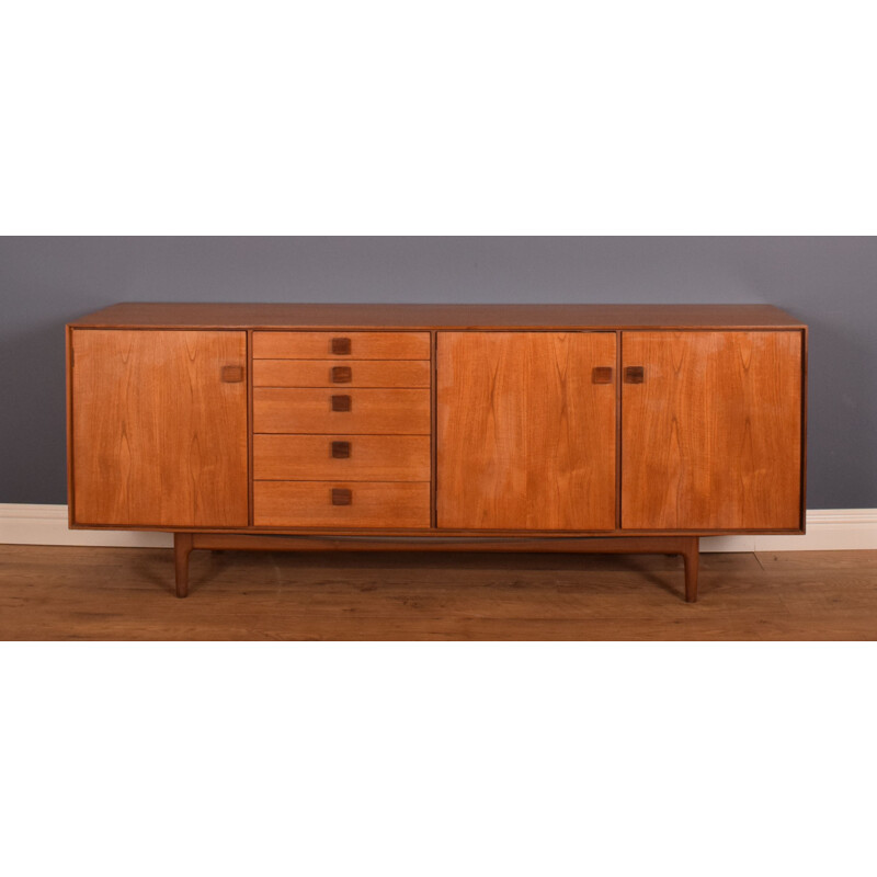 Long Vintage Sideboard Teak  LB Kofod Larsen G Plan