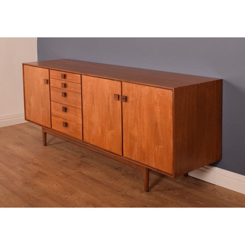 Long Vintage Sideboard Teak  LB Kofod Larsen G Plan