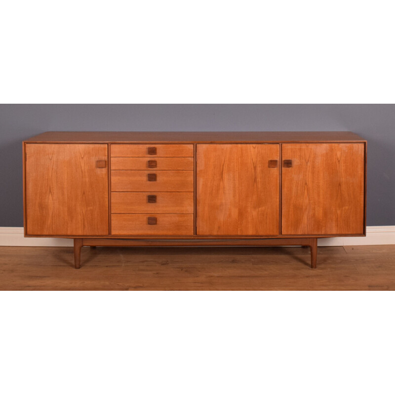 Long Vintage Sideboard Teak  LB Kofod Larsen G Plan