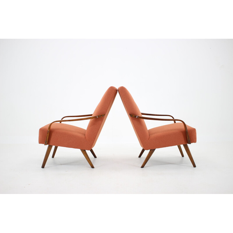 Pair of Vintage Armchairs ,Czechoslovakia 1960s