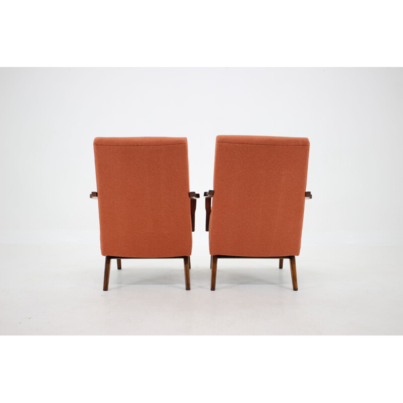 Pair of Vintage Armchairs ,Czechoslovakia 1960s