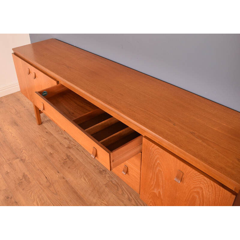 Long vintage Sideboard Teak Nathan 1960s