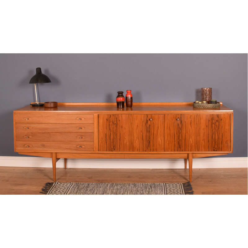 Long vintage Sideboard Teak & Rosewood Archie Shine Robert Heritage Hamilton