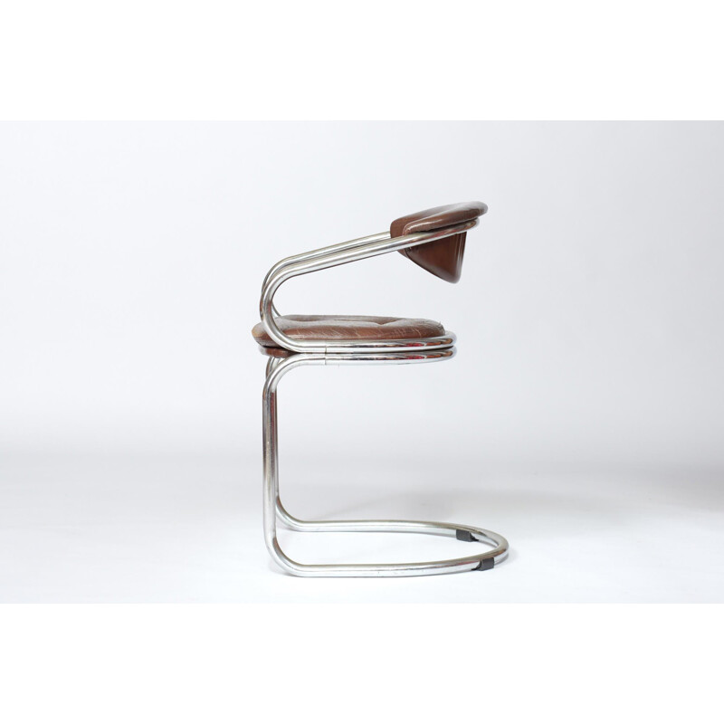 Vintage Tubular Armchair 1960s