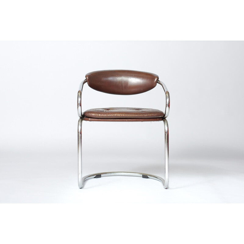 Fauteuil tubulaire vintage 1960