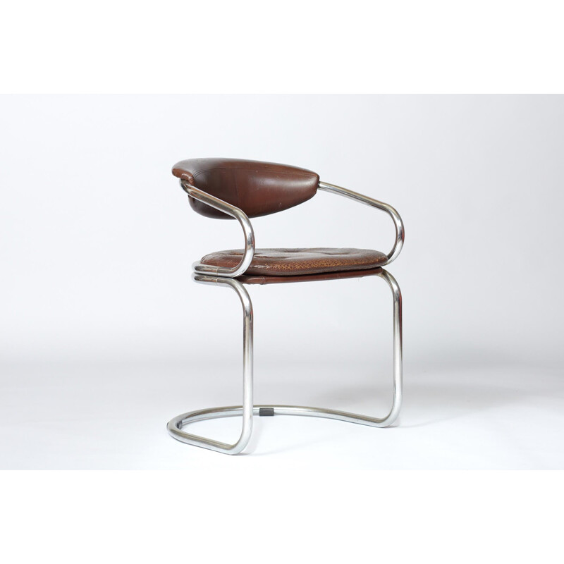 Fauteuil tubulaire vintage 1960