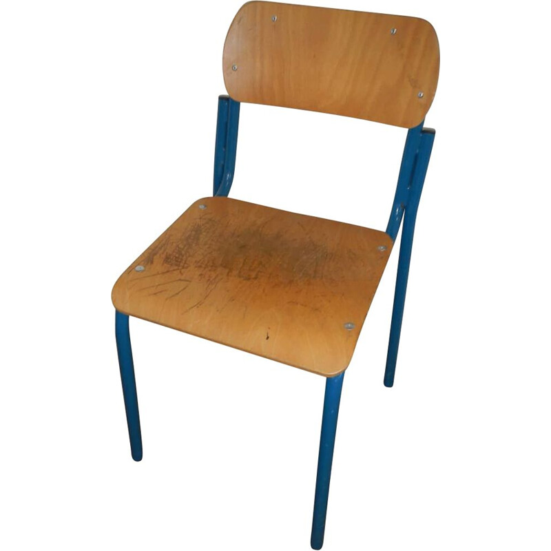 Vintage single school chair