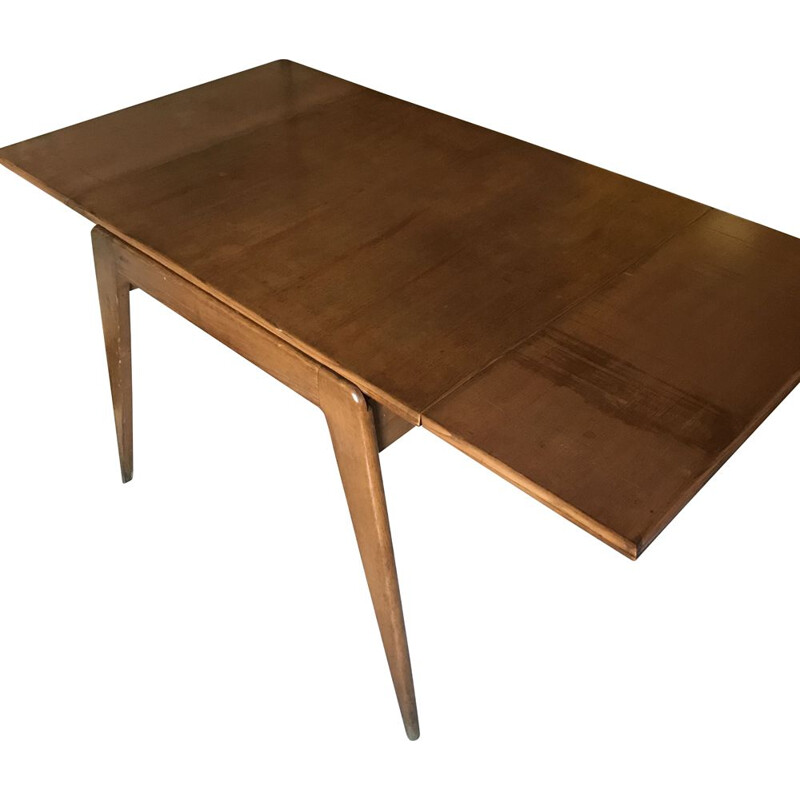 Vintage tafel met twee verlengstukken, 1950