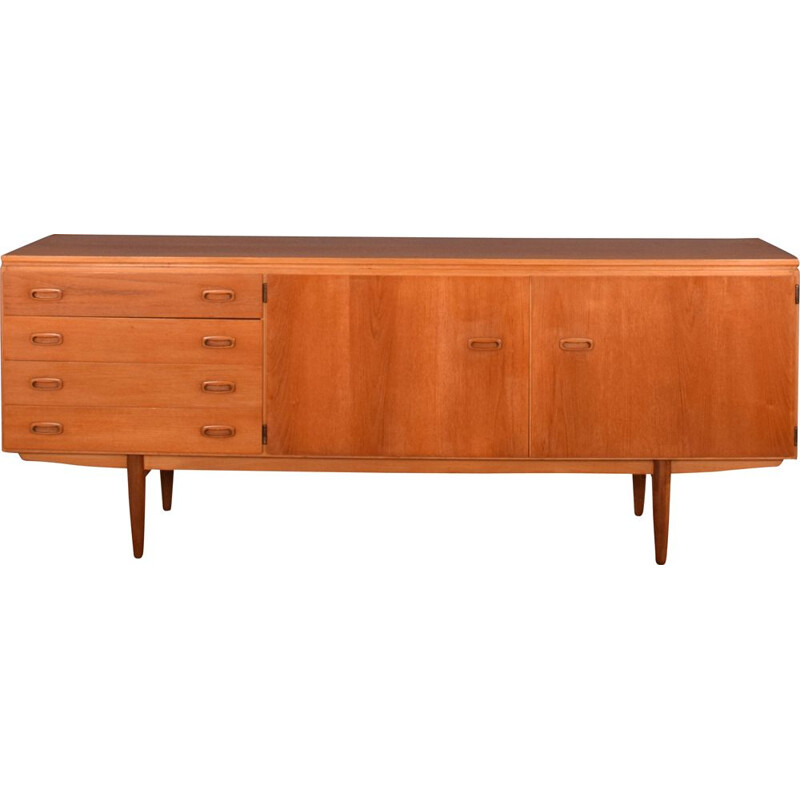 Vintage Teak Long Sideboard By Heals 1960s