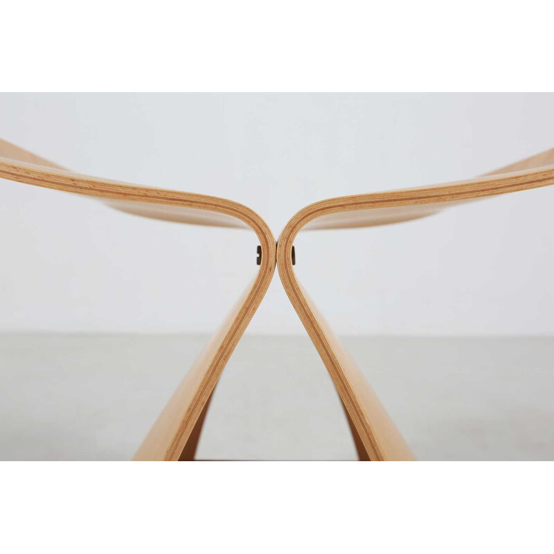 Vintage Sori Yanagi butterfly stool in maple wood 2000 